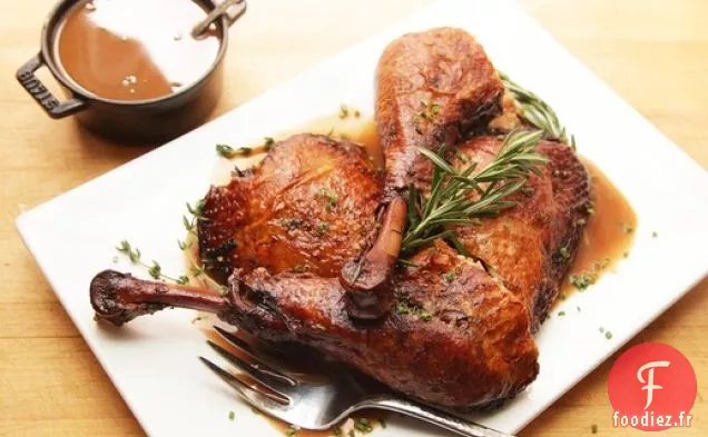 Cuisses De Dinde Braisées Au Vin Rouge