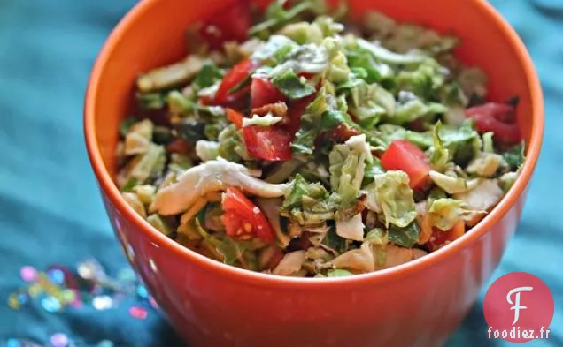 Choux De Bruxelles Inspirés De La Salade Cobb Et Vinaigrette Au Citron