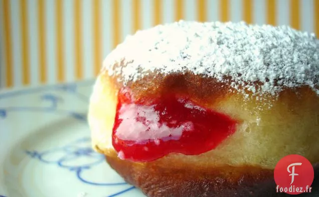 Beignets à la Gelée de Sauce aux Canneberges
