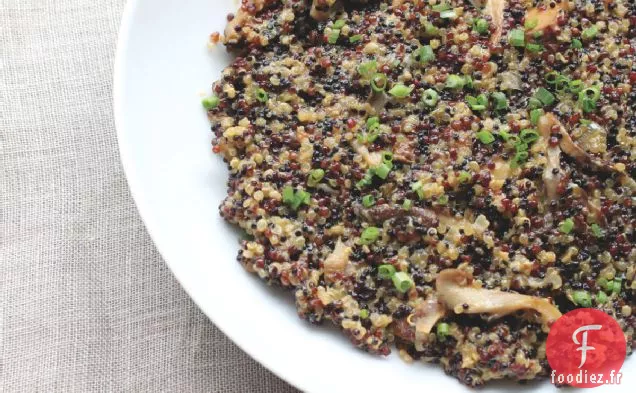 Recette de Quinotto aux Champignons Sauvages