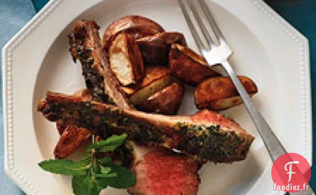 Carré D'Agneau Rôti À La Menthe