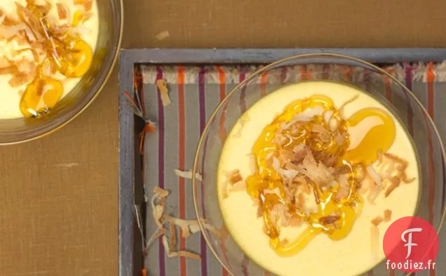 Panna Cottas à la Citrouille et à la Noix de Coco
