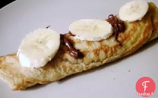 Crêpes à la Banane Nutella À l'Allemande
