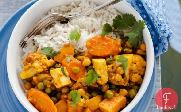 Curry de Légumes Sambar Inspiré de l'Inde du Sud
