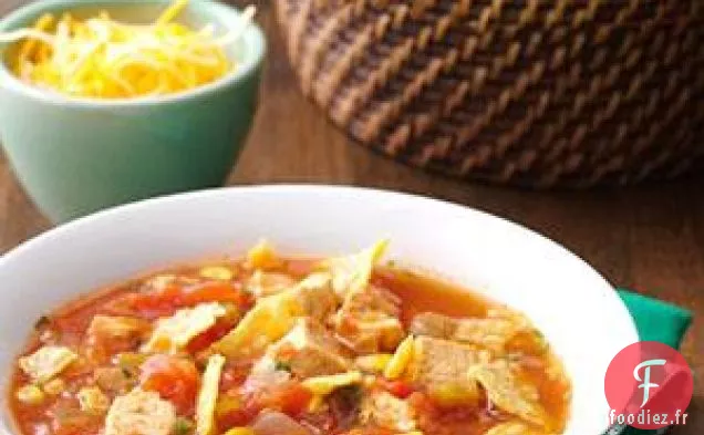 Soupe de Tortilla au Poulet du Sud-Ouest