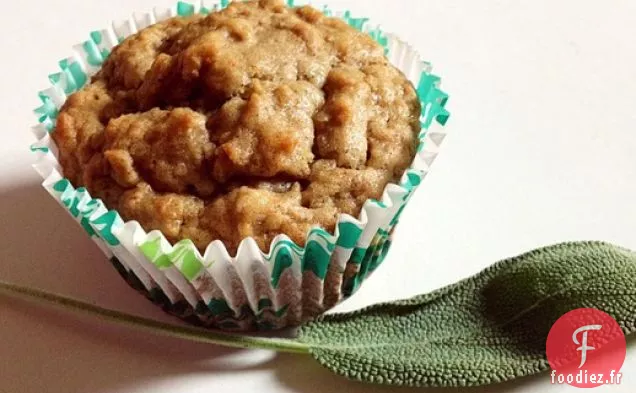 Muffins à la Sauge aux Châtaignes