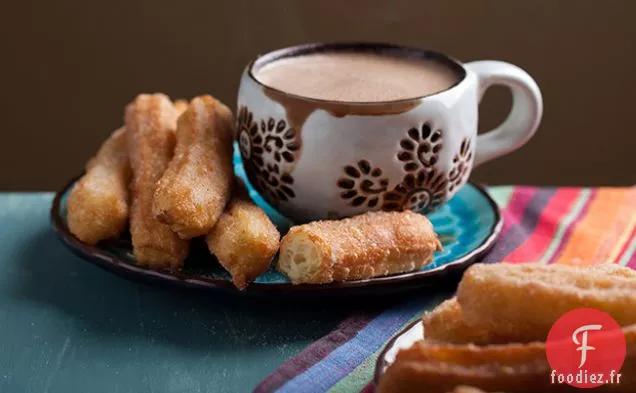 Churros XOCO au Chocolat Chaud Mexicain