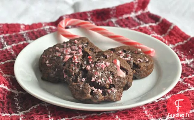 Biscuits Brownie à la Menthe Poivrée