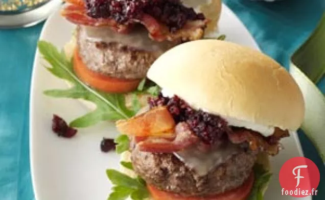 Mini Hamburgers aux Canneberges et au Boeuf