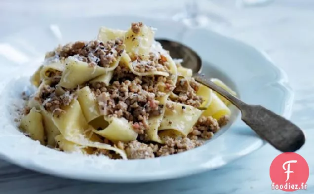 Pappardelle D'Andrew Carmellini à La Bolognaise Blanche