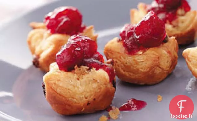 Tartelettes aux Canneberges et à l'Orange
