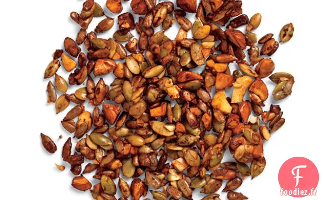Croquant Épicé aux Graines de Citrouille et aux Noix de Cajou