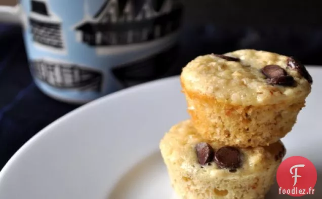 Mini Muffins à l'Avoine aux Pépites de Chocolat