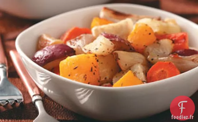 Légumes d'Hiver Rôtis à l'Ail