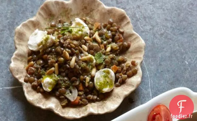 Caprese de Lentilles et Mozzarella de 'Feast