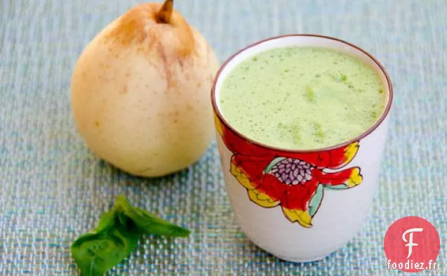 Poire Asiatique, Basilic et Jus de Citron