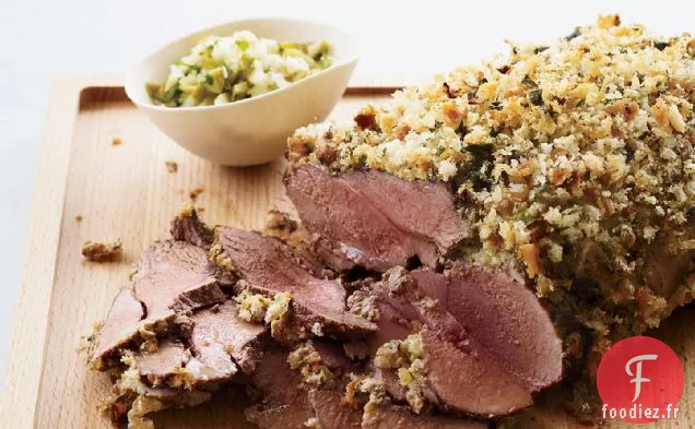 Agneau En Croûte De Moutarde