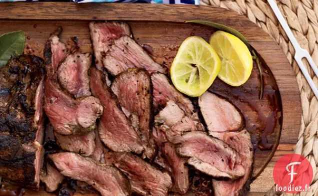 Gigot d'Agneau à la grecque