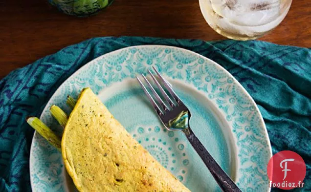 Omelettes de Farine de Pois Chiches aux Asperges