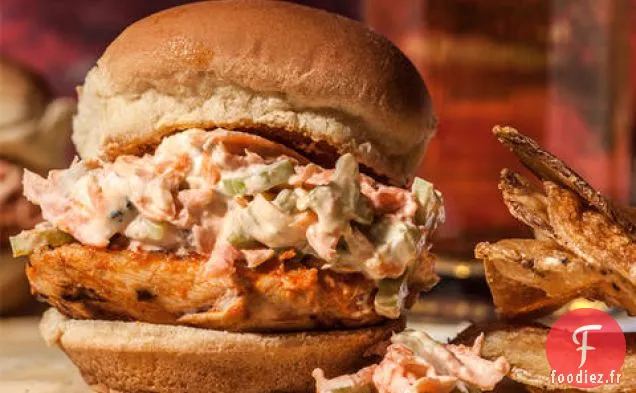 Sliders de Poulet de Buffle Grillé