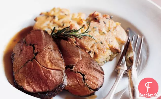 Gigot d'agneau en Croûte d'herbes