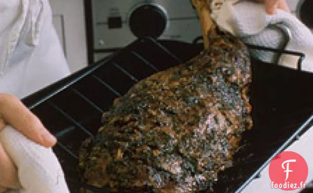 Gigot D'Agneau en croûte d'Herbes