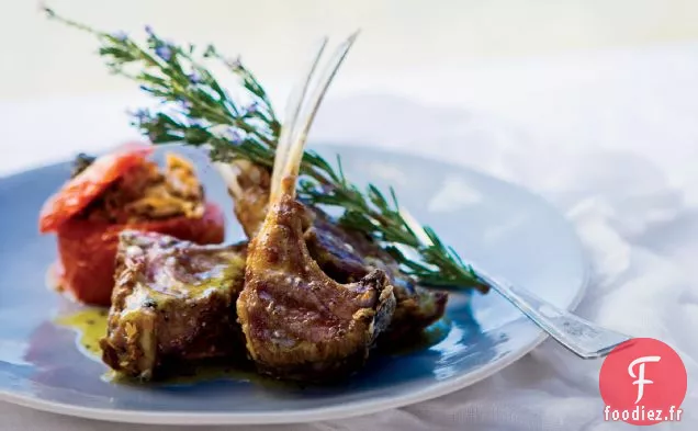 Côtelettes d'Agneau grillées au Ladolemono