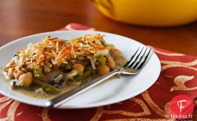 Casserole d'Asperges et Pois Chiches