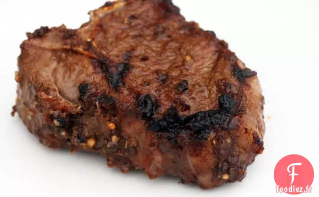 Côtelettes d'Agneau Grillées au Romarin et à dijon