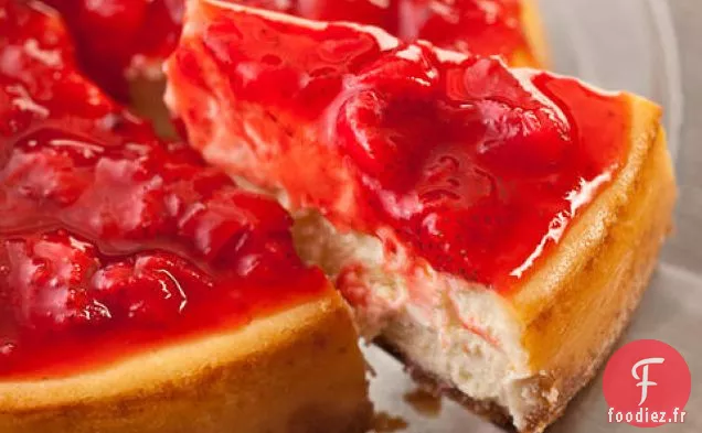 Gâteau au Fromage aux Fraises