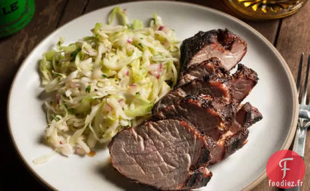 Filet De Porc Grillé Frotté au Cacao et au Chili