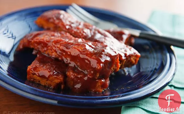 Seitan Ribz au Barbecue