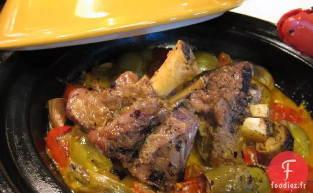 Jarrets D'Agneau Au Citron Et Petits Artichauts