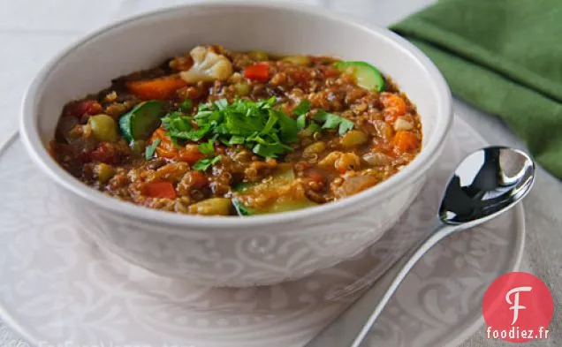 Ragoût de Lentilles et de Légumes Ridiculement Facile