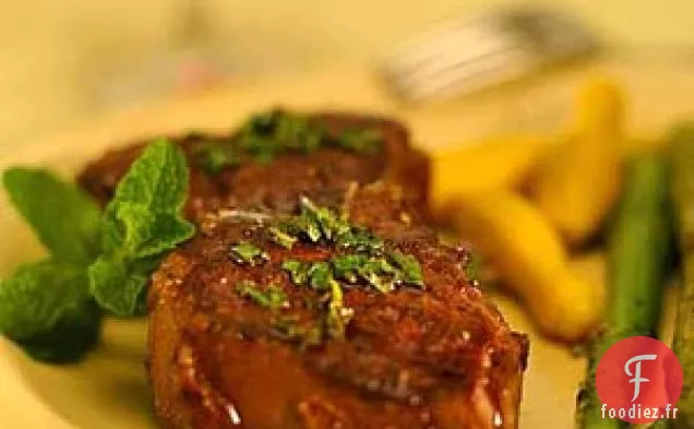 Agneau Rôti Sauce Menthe Fraîche