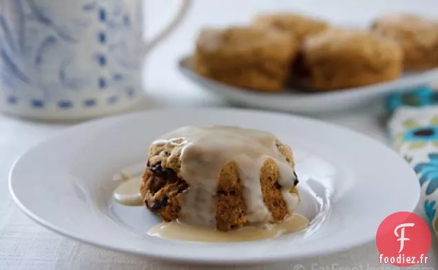 Biscuits sans Gras à la Citrouille et aux Raisins secs