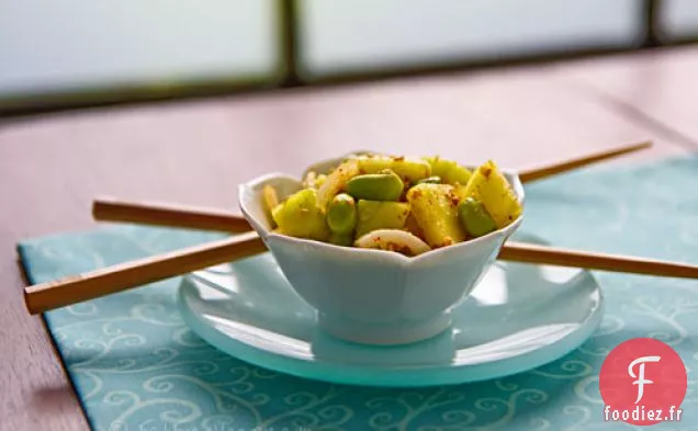 Salade de Concombre et Edamame à la Coréenne