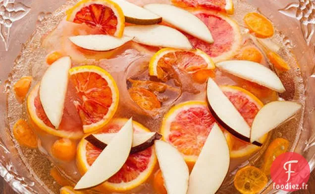 Poire Épicée - Punch au Champagne