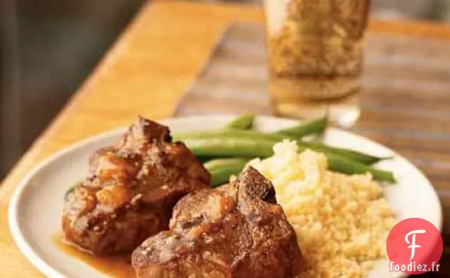 Côtelettes d'Agneau aux Abricots