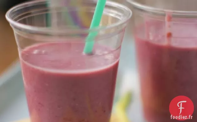 Smoothies à l'Avoine aux Framboises