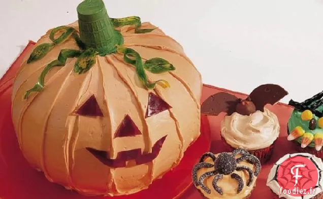 Gâteau Jack-o'-Lanterne