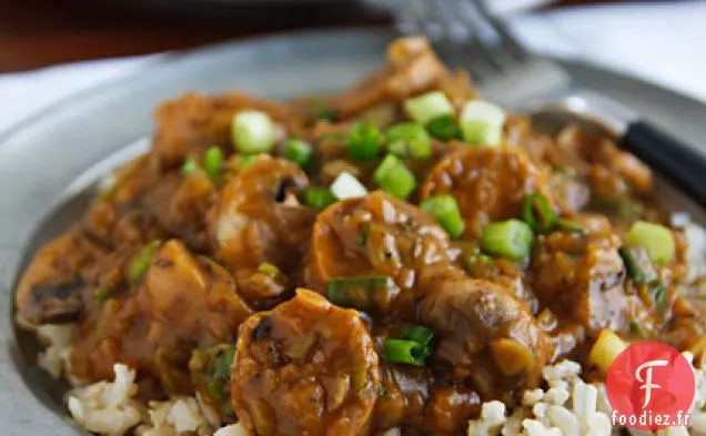 Étouffée aux Saucisses et Champignons