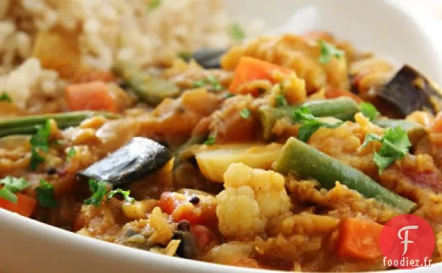 Sambar de Lentilles Rouges de Vegan Fire and Spice