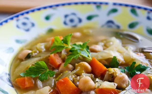 Soupe de Nouilles au Chou