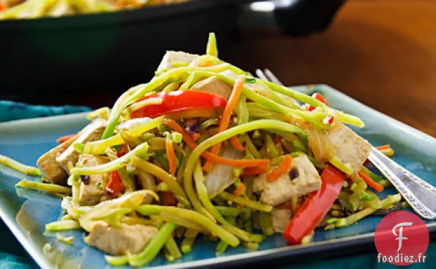 Sauté de salade de Brocoli au Tofu