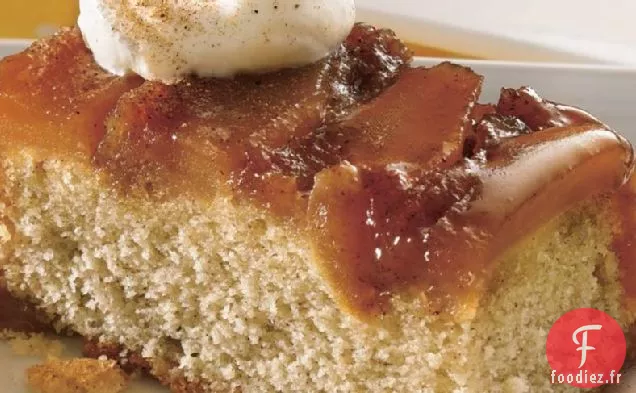 Gâteau à l'envers Caramel-Pomme