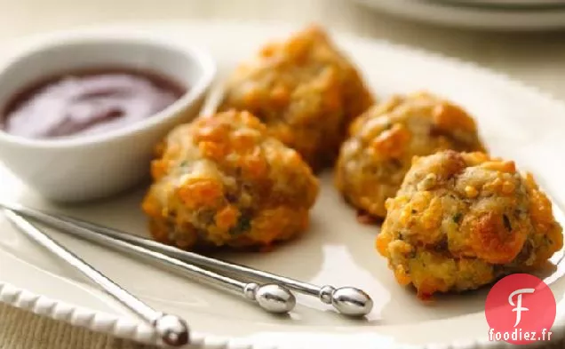 Boulettes de Fromage À la Saucisse Sans Gluten