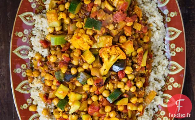Légumes Infusés au Cumin et Pois Chiches sur Quinoa