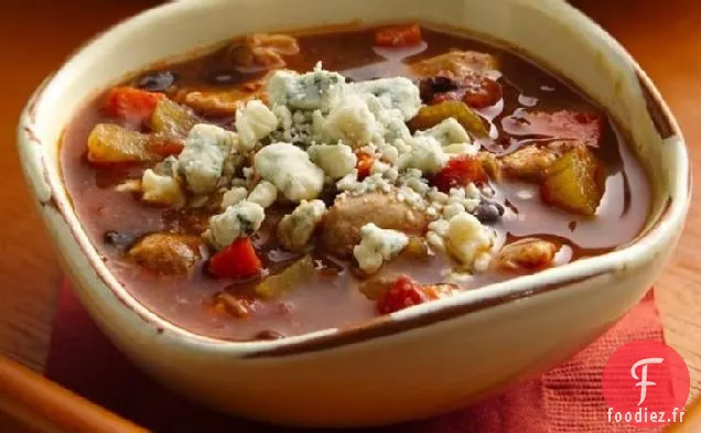 Chili au Poulet Buffalo à la Mijoteuse