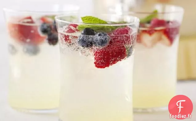 Cocktail de Limonade Rouge et Bleue
